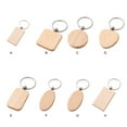 thumbnail image 3 of Wooden Keychain Durable Small Wood Key Ring Lightweight Multipurpose Pendant Buckle Bag Decorations Collection Christmas Rectangle 3.1*5.5, 3 of 9