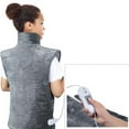 thumbnail image 3 of Graflsoa Adjustable Heated Shoulder Wrap with 3 Heat Settings, Timer, and UK Plug - Grey Electric Massager for Neck, Back, and Shoulder Relief, 3 of 6