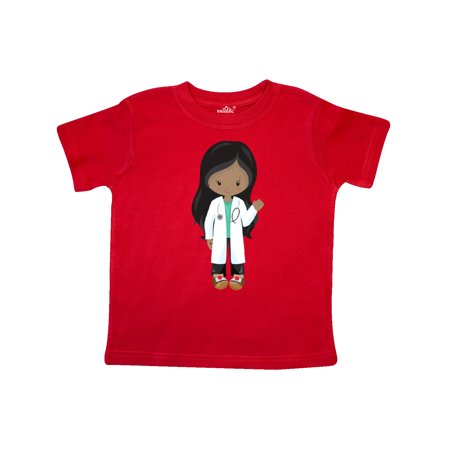 

Inktastic African American Girl Girl Doctor Lab Coat Gift Toddler Toddler Girl T-Shirt