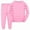 Pink, variant on Fozruso Boys' Clothing Sets Toddler Boys Girls Long Sleeve Solid Prints T Shirt Tops Long Pants Outfits,Sizes 2-3 Years(Black)