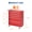 red, variant on 5-Drawer Tool Chest 5 Drawer Rolling Tool Chest Rolling Tool Box With Wheels And Lock System, Portable Storage Rolling Tool Chest For Warehouse, Workshop & Repair Shop, Black