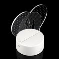 thumbnail image 4 of 4.5V USB 3D Visual Romantic Night Lamp with 7 Color Touch Control and White Base, Includes Remote Control, 4 of 8