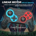 thumbnail image 2 of Wireless Pro Controller Compatible with Switch,Switch Lite, Premium Joypad for Video Games(Black/Red), 2 of 4