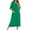 Green, variant on Women's Lightweight Robe with Zipper Front and Pockets for Winter Warmth and Comfortable Sleepwear