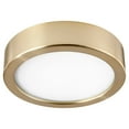 thumbnail image 2 of 3-9-108-40 Oxygen Lighting Fleet - 7.5 Inch 18W 1 LED Ceiling Fan Disk Kit-Aged Brass Finish, 2 of 2