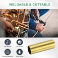 thumbnail image 4 of 10-Pack 30mm Brass Round Tube, 10mm OD 1mm Wall Thickness Short Brass Seamless Tubing for DIY Crafting/Decorating, 4 of 7