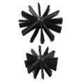 thumbnail image 4 of WHAMVOX 2Pcs Black Plastic Chimney Cleaning Brushes for Dryer Vent and Air Duct with Threaded Rod Connection, 4 of 8