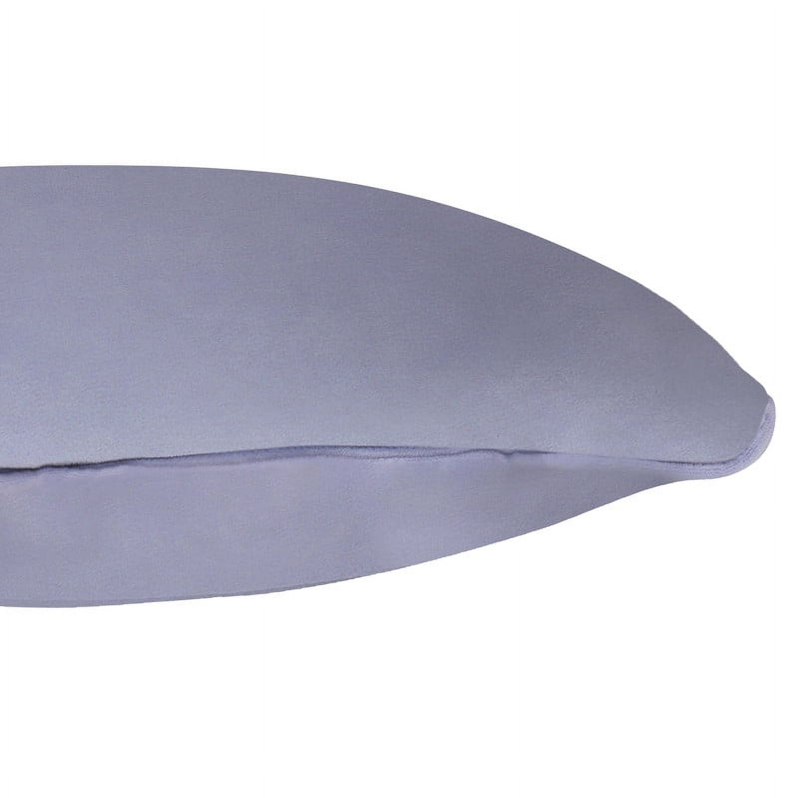 A1HC Hypoallergenic Down Alternative Decorative Throw Pillow, 24x24 in, Square, Pack of 1, Slat Grey