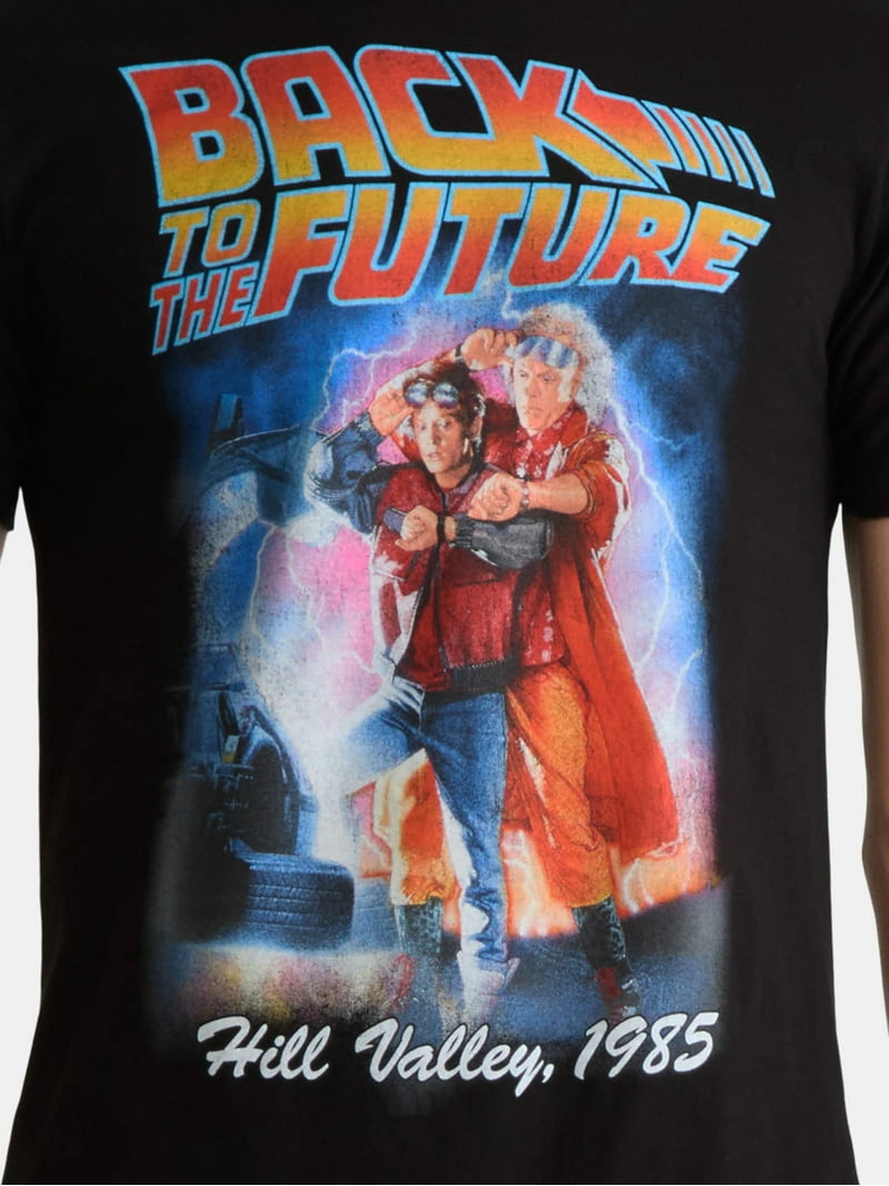 Back To The Future Men's & Big Men's Graphic Tee Shirt, Sizes S