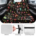 thumbnail image 6 of Drydeepin Butterfly Dragonfly Mushroom Flower Car Seat Cover Towel Backseat Rear Bench Towel Seat Covers Non-Slip Universal Fit for Sedan Trucks Van SUV, Automotive Seat Protector, 6 of 7
