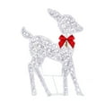 thumbnail image 2 of sunsanly 1 Pc/ 3 Pcs Metal Deer Decoration Outdoor Reindeer Statues with LED Light Easy Assembly Glowing Reindeer Ornament for Lawn Garden Yard, 2 of 8