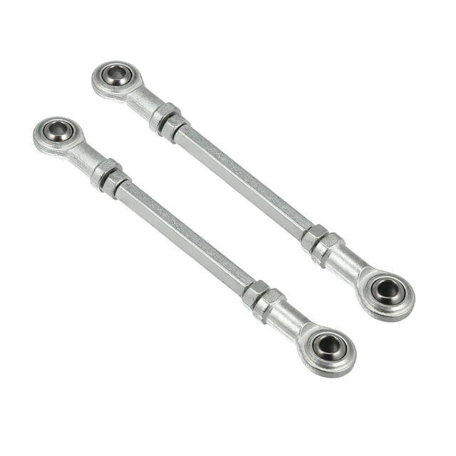 Unique Bargains 2 Pcs M8 80mm Tige de Direction Réglable Rotule pour 49cc ATV Électrique Go Kart Direction Colonne Suspension