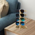thumbnail image 1 of DYNWAVECA Eyeglasses Display Rack Glasses Display Stand Save Space Practical Glasses Storage Rack Eyeglass Frame Stand for Home Bedroom 19cmx30.5cm, 1 of 9