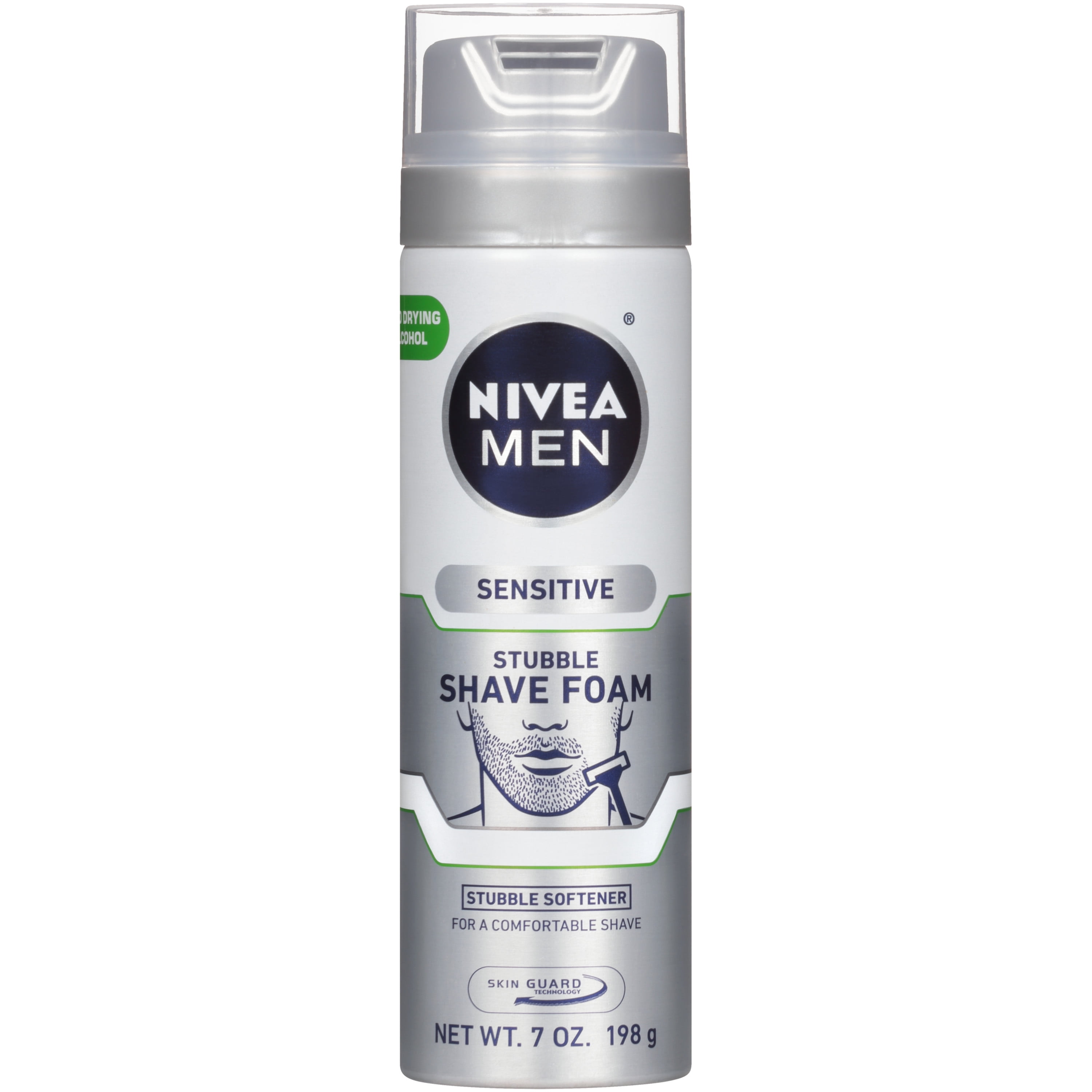 NIVEA Men Sensitive Stubble Shave Foam 7 Oz Can