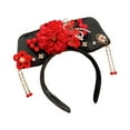 thumbnail image 1 of Tocado chino Hanfu, aro para el pelo, decoración Floral, diadema con corona, pinza para el pelo antigua, diadema Qing para rendimiento Estilo A, 1 of 7
