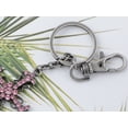 thumbnail image 4 of Crystal Rhinestone God Blessed Flower Floral Holy Cross Hook Key Chain, Pink, 4 of 6
