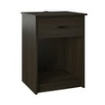 Mainstays 1 Drawer Nightstand with Power, Espresso