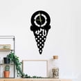 thumbnail image 4 of Handmadetneonsign Ice Cream Wall Clock Unique, Text Oversize Wall Clock, Year Date Round Wall Clock 55972, 4 of 5