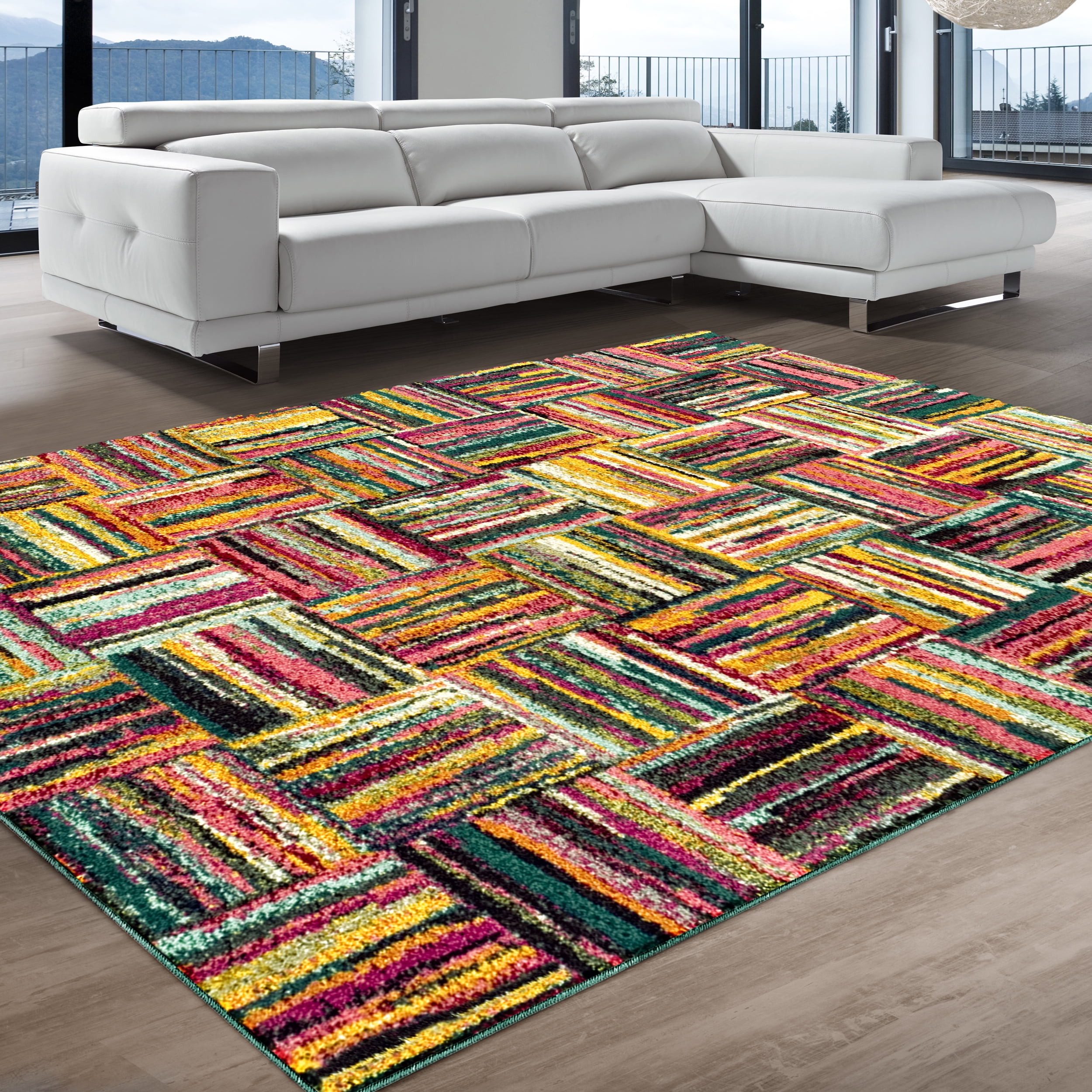 Superior 8mm Pile Height, Durable, Fashionable Twila Area Rug, 5' x 8'