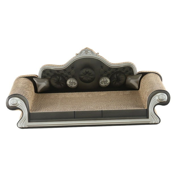 Rascador de gato duradero, cartón, sofá en almohadilla para rascar, Los 52x21x25cm Yuyangstore Tabla de rascar para gatos