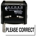 thumbnail image 1 of Self-Inking Please Correct Stamp with Blue Ink, 1 of 4