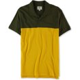 thumbnail image 1 of Ecko Unltd. Polo de rugby de corte slim con bloques de color para hombre, verde, mediano, 1 of 1