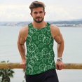 thumbnail image 6 of KLL Soccer Print Men's Muscle Gym Workout Stringer Tank Tops Bodybuilding Fitness T-Shirts Tank Tops Men-3X-Large, 6 of 7