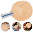 thumbnail image 4 of KAKOWELY table tennis bat Table Tennis Racket Table Tennis Training Racket Table Tennis Paddle Comfortable To Grip And Use Table Tennis Bat Wooden Racket9.45"X5.91"X0.91", 4 of 5