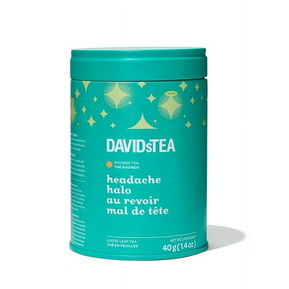 DAVIDsTEA - Rooibos Tea - Loose Leaf Tea Tin - Headache Halo Tea