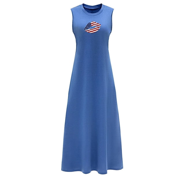 Vestido largo de verano para mujer, vestido informal de primavera para adolescentes, para el trabajo, regalo del día de San Valentín M