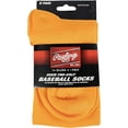 thumbnail image 3 of Medias Rawlings para Béisbol/Softbol 2 Pares Naranja Claro Talla L, 3 of 7