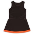 thumbnail image 3 of Girls Preschool Brown Cleveland Browns Two-Piece Cheer Captain Jumper Dress with Bloomers Set, 3 of 5
