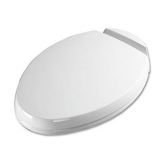 SS204-01 Plastic Elongated Toilet Seat - Cotton White