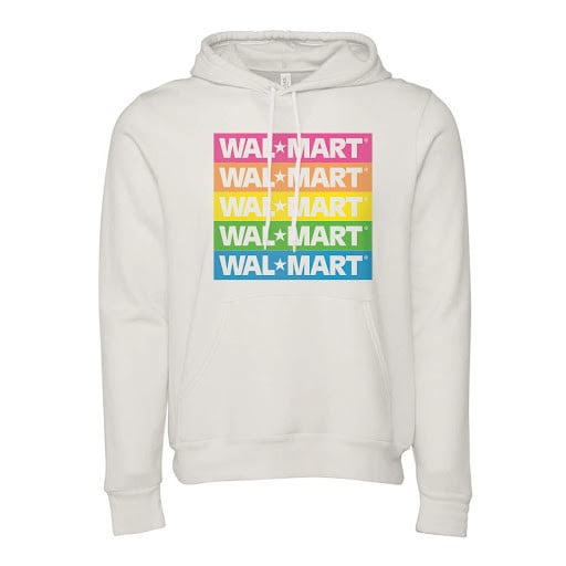 walmart rainbow hoodie