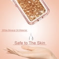 thumbnail image 6 of YUNOVA for iPhone 15 Case Glitter Floating Liquid Shiny Quicksand Case for Women Girls Heavy Duty Shockproof Protective Case Hard PC Bumper Soft TPU Cover for iPhone 15, 6 of 7