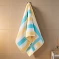 thumbnail image 6 of Wide Striped Cotton Hand Towels,Ultra Soft Absorbent Washcloths,Quick Dry Reusable Face Towels for Bathroom Kitchen Spa Home Use, 6 of 6