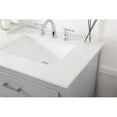 thumbnail image 4 of Elegant Decor Sinclaire 72" Aluminum Alloy & MDF Double Bathroom Vanity in Gray, 4 of 8