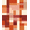 Orange, Pattern 3, variant on ODIKA 4'x6' Machine Washable Non-Slip Area Rug, Geometric Burnt Orange High Traffic Rug, Orange, 1096283