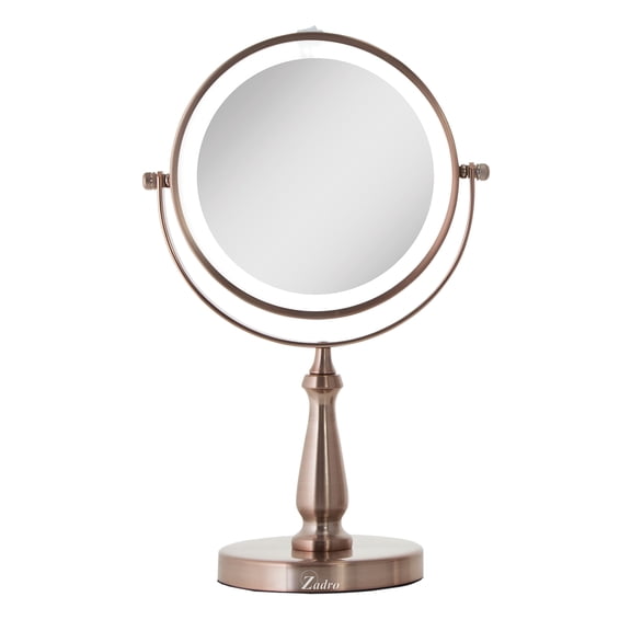 Zadro LED Lighted Makeup Mirrors with Magnifications & Swiveling Heads