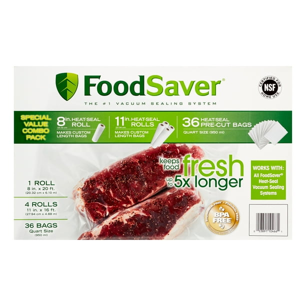 FoodSaver FSFSBF194P002 Roll Combo Pack