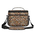 thumbnail image 2 of Lunch Box Pioneer Flower Floral Print Pattern Insulated Lunch Bag for Women Men,Medium Leakproof Lunchbox Cooler Bag Adjustable Strap,10 X 6.7 X 8 Inches, 2 of 6