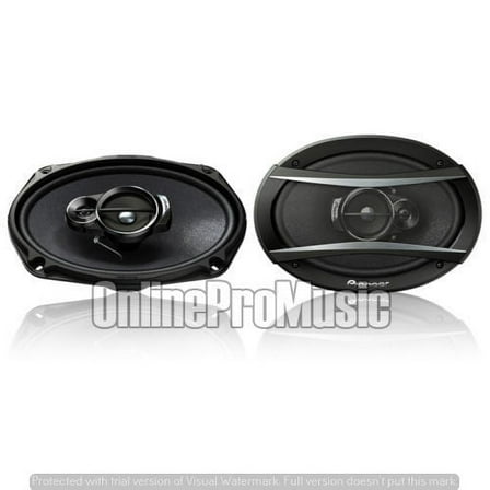 Pioneer TS-A6960F 450W Max (90W RMS) 6" x 9" A-Series 4-Way Component Car Speake