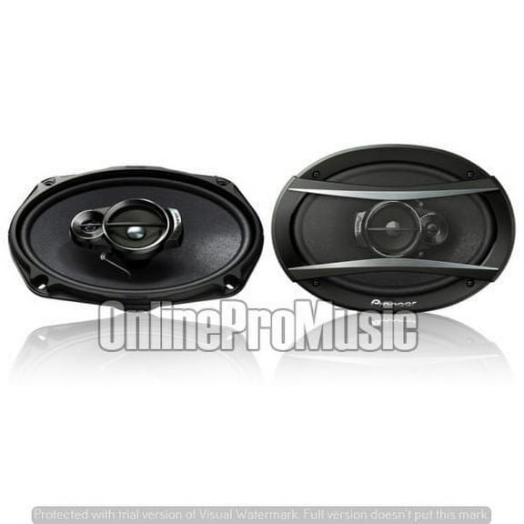 Pioneer TS-A6960F 450W Max (90W RMS) 6" x 9" A-Series 4-Way Component Car Speake