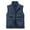 Dark Blue, variant on Riecok Cargo Vest for Men Stand up Collar Sleeveless Jackets Zip up Coats with Pockets Casual Athletic Outerwear