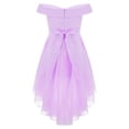 thumbnail image 2 of CHICTRY Juniors Grandes Filles Off-the-Shoulder Bal Cocktail Soirée Robe Perles Brillantes Robe de Fête d'Anniversaire Rose 8, 2 of 5