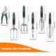 thumbnail image 5 of Juego De Herramientas De Jardín Kit Manual 11pzs Verde/Negro/Blanco, 5 of 5