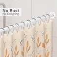 thumbnail image 6 of L Shaped Corner Shower Curtain Rod,  Adjustable 90 Degree Curved Bathroom Rod Square No Sag with Hooks & Ceiling Support, 6 of 8