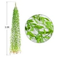 Coolmade 6pcs Artificial Vines Fake Greenery Garland Willow Leaves with ...