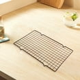 thumbnail image 4 of MYG Stainless Steel Cooling Rack Set - Versatile Baking Grill Pan for Oven, BBQ & Kitchen - Rust-Proof Wire Grid Drip Dry Rack for Bread,Cake,Biscuit - Dishwasher Safe (197g) (grid 19mm), 4 of 10