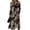 Dark Gray, variant on Women's Fall Boho Maxi Dress V Neck Long Sleeve a Line Dresses Elegant Holiday Party Dresses